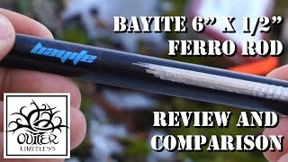 Bayite 6quot x 12quot Ferro Rod Review and Comparison [upl. by Phyllida818]