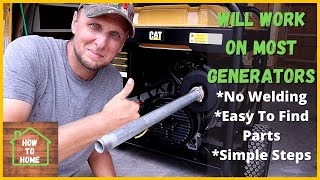 How To Make A Generator Exhaust Extension Kit [upl. by Ailecnarf]