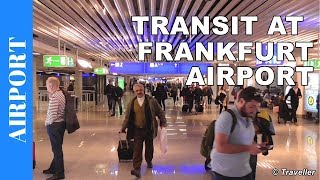 TRANSIT WALK AT FRANKFURT Airport FRA Terminal 1  Connection Flight Transfer Arriving amp Departing [upl. by Tarrance]