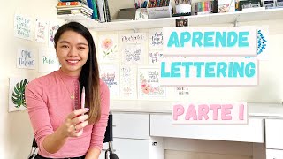 Aprende Lettering  Tutorial paso a paso  parte 1 [upl. by Fidellas583]