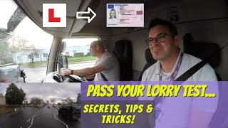 How to PASS your Lorry driving test Secrets Tips amp Tricks [upl. by Tnilc]