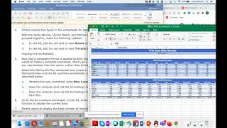 Excel Module 5  Part 1 [upl. by Avram]