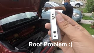 PEUGEOT 206cc ROOF PROBLEM FIX Roof Problem Peugeot 206cc [upl. by Crystal]