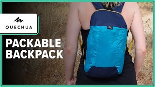 Quechua UltraCompact Packable Backpack Review 1 Year of Use [upl. by Eidob164]