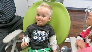 Toddlers First Dentist Visit  Crazy8Family [upl. by Rosen]