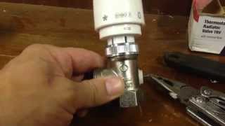 How to unstick a thermostatic radiator valve [upl. by Anitac359]