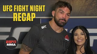 Mike Perry girlfriend Latory Gonzalez talk UFC Vegas win future plans  ESPN MMA [upl. by Adnawad]