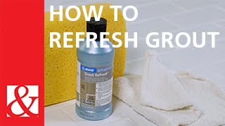 Quick amp Easy Projects How to Refresh Grout [upl. by Gilburt]