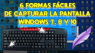 💻 Cómo Hacer CAPTURA DE PANTALLA en PC  6 Formas para Hacer SCREENSHOT en PC  Windows 7 8 y 10 ✅ [upl. by Anoyet]