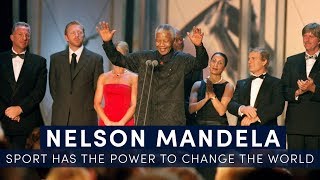 Nelson Mandelas Iconic Speech  quotSport has the power to change the worldquot  Full Version [upl. by Yks]