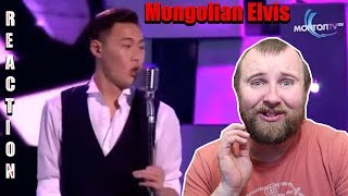 Mongolian Elvis EnkhErdene Mongolians got talent REACTION [upl. by Noivad]