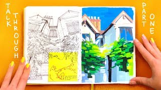 Talking Through My ACCEPTED Calarts Sketchbooks  PART 1 [upl. by Casilda]