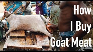 BUYING AND BUTCHERING A GOAT IN NIGERIA [upl. by Lurette]