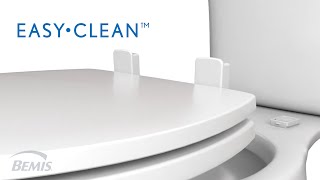 Toilet Seat with Easy•Clean™ Hinges [upl. by Orsa]