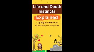 Eros and Thanatos Explained in 60 Seconds Life amp Death Instincts  Sigmund Freud [upl. by Benedetto]