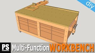 High Capacity MultiFunction Workbench Build  Part 1 [upl. by Keene]