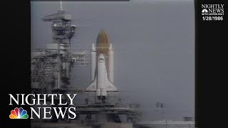 Archival Space Shuttle Challenger Disaster  NBC Nightly News [upl. by Pik]