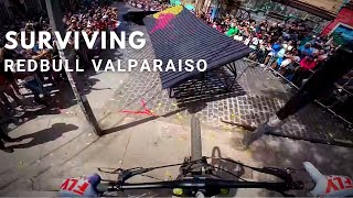 Intense Race Down the Stairs of Valparaiso Chile Final Run [upl. by Ettevets]