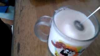 Aerolatte Review Frothing Cold Milk In Under 1 Minute [upl. by Anahir]