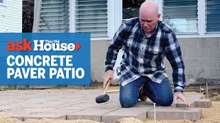 How to Install Concrete Pavers  Ask This Old House [upl. by Eornom]