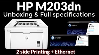 HP LaserJet Pro M203dn Printer Full Specifications amp Review [upl. by Bully]