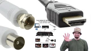 How to Convert HDMI to Coaxial Cable – Digital ATSC Modulator [upl. by Olivero]