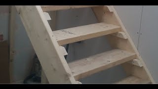 How to build Stairs Easy steps DIY staircase [upl. by Barlow]