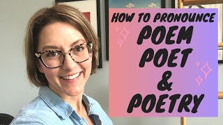 Learn to Pronounce POEM POET POETRY  American English Pronunciation Lesson learnenglish [upl. by Ayim]