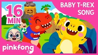 Im a Baby TRex and more  Compilation  Baby TRex Songs  Pinkfong Songs for Children [upl. by Maynard]