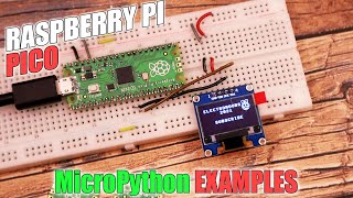 Raspberry Pi PICO  Starting With MicroPython  Examples  I2C OLED ADC PWM [upl. by Eniwtna722]