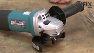 Makita Angle Grinder Repair – How to replace the Drive Gear [upl. by Eliot]