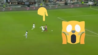 Fede Valverdes tackle on Morata that won them the SuperCopa trophy 😲😱 [upl. by Yendirb]