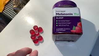 Natrol Melatonin 10mg Gummy  We are Sleeping Now [upl. by Tate]