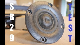 SB Acoustics SB29 Tweeter  Test and Review [upl. by Yllak]